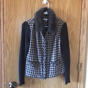 CAbi Tweed/Sweater Jacket